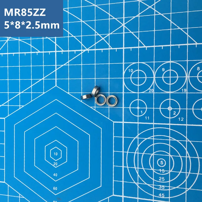 Высокого качества MR85ZZ подшипник(10 шт.) 5*8*2,5 мм миниатюрный MR85 zz, шариковые подшипники L-850ZZ MR85Z Rulman MR85