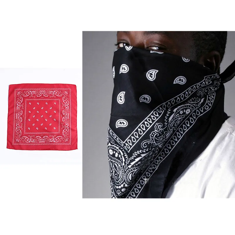 

Cotton Double-sided Bandana Scarf Face Mask Headscarfs Accessories for Plush Stuff Men Women Universal