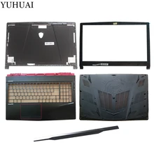Для MSI GE63 GE63VR lcd верхний чехол/lcd ободок крышка/Упор для рук крышка/нижний чехол/петли крышка