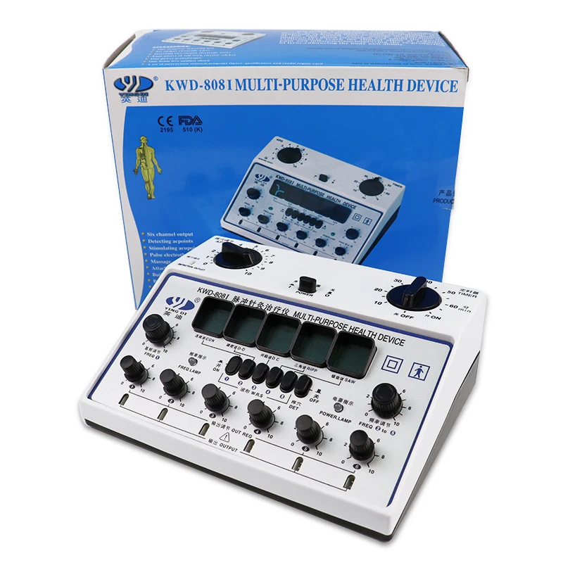 6 Channels Electroe Muscle Stimulator Pulse Tens Acupuncture Therapy Equipment Digital Meridian Body Massager Fat Burner +4 Pads 6 Channels Electroe Muscle Stimulator Pulse Tens Acupuncture Therapy Equipment Digital Meridian Body Massager Fat Burner +4 Pads