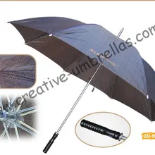 По морю, 14 мм металлический вал и двойные рифленые ребра, ручной зонтик для гольфа, антикоррозийный, проверочный дизайн с печатью логотипа