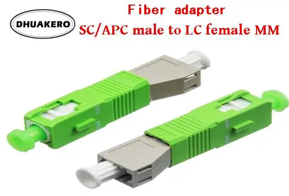 

free shipping AB43H SC/APC male to LC female MM 5pcs mode Fiber optic coupler flange connector adapter