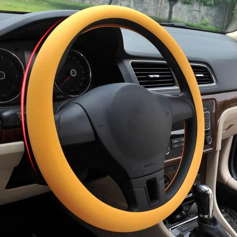 

Car Styling Multi Color Car Silicone Steering Wheel Glove Cover Steering Wheel Case Cover Shell Skidproof Automobile Accessories