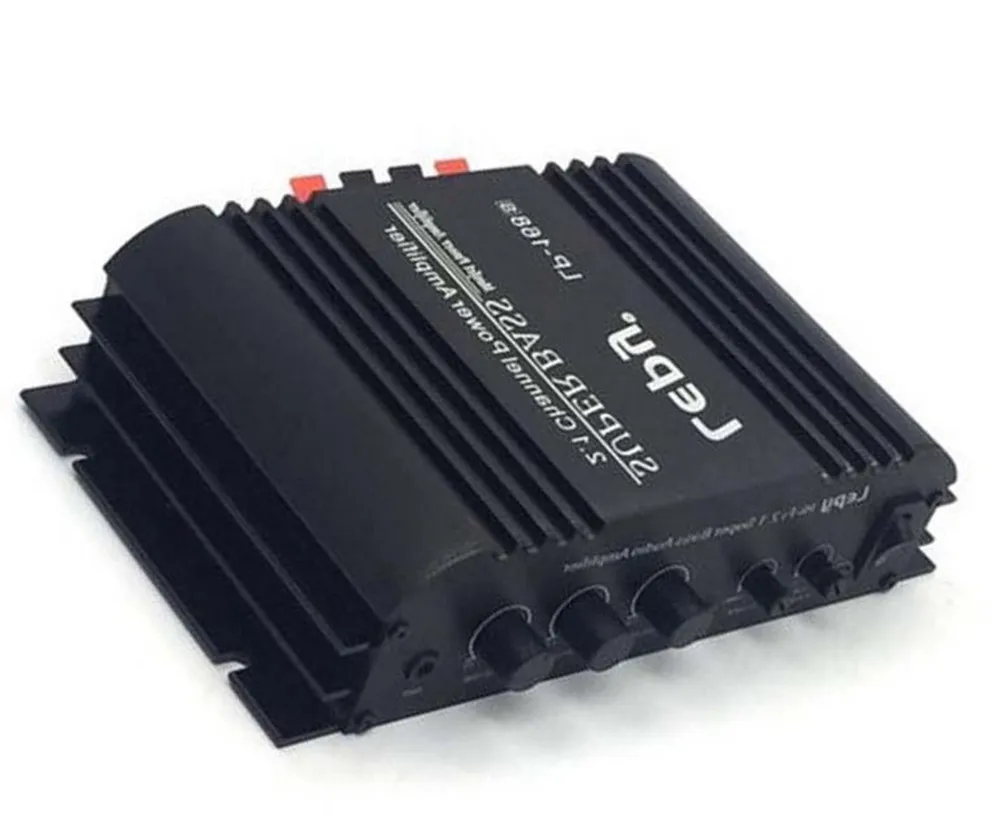 Canais de Áudio Amplificador do Carro Potência Subwoofer 2.1 Automático Baixo Saída Alta Fidelidade Som Estéreo Função Withaux Alto-falante Lp-168s 12 v 14 High Quality Automóveis e motos