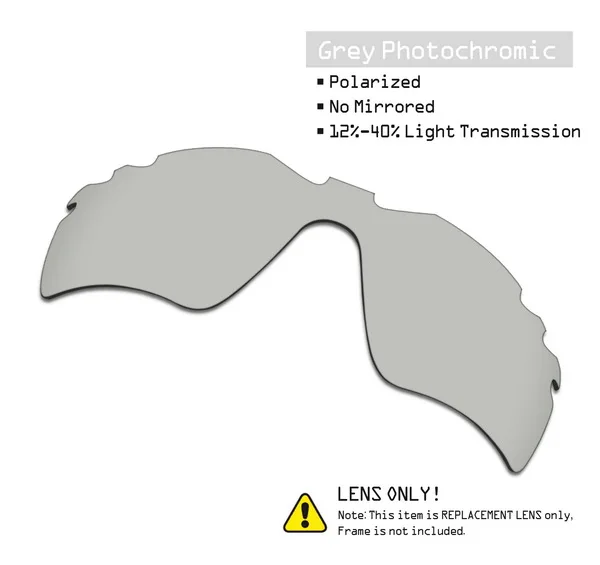 SmartVLT Замена поляризованных линз для Oakley радар ПУТЬ солнцезащитные очки с отверстиями-несколько вариантов - Цвет линз: Grey Photochromic