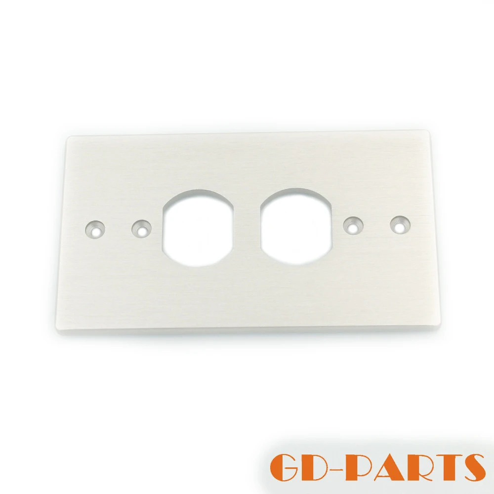 1PC aluminum AC power outlet cover panel mount US receptacle walll