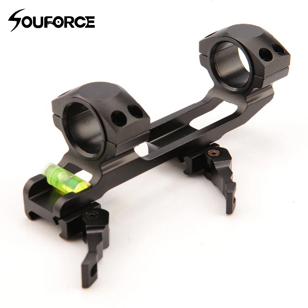 

High Quality Scope Mount Dute Diameter 30mm QD Mount Adapter with Spirit Bubble Level Fit Weaver Rail Mount for Rifle Hunting