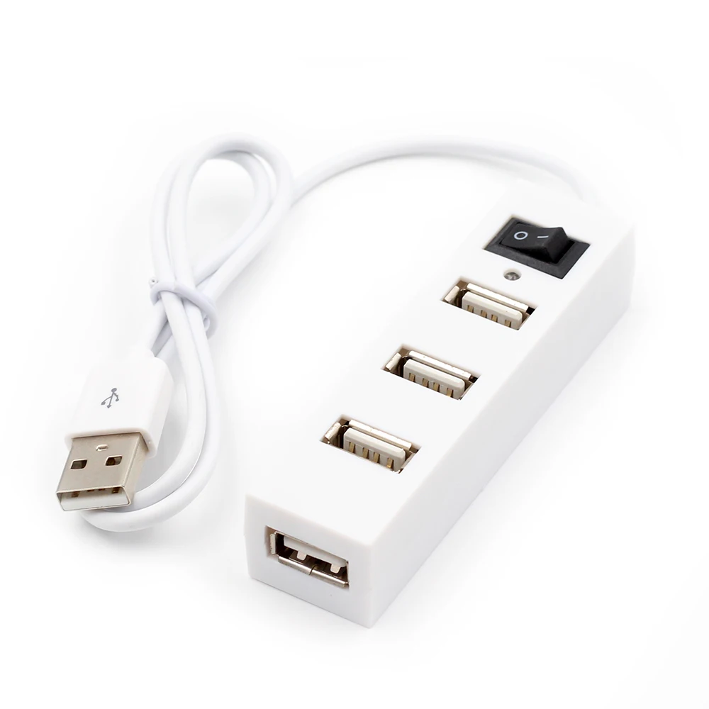 Высокоскоростной мини концентратор с 4 портами USB 2 0 разветвитель для ноутбука ПК