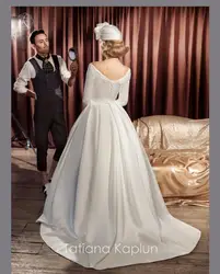 Eslieb Высокое качество кружево линия одежда с длинным рукавом свадебное платье 2019 индивидуальный заказ свадебное es Vestido de Noiva