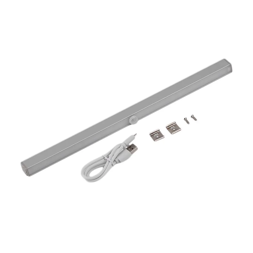 

TDL-7124 USB Rechargeable 18 LED 5W Infrared Human Body IR Motion Sensor Lamp Night light Tube For Wardrobe Closet Cabinet HOT
