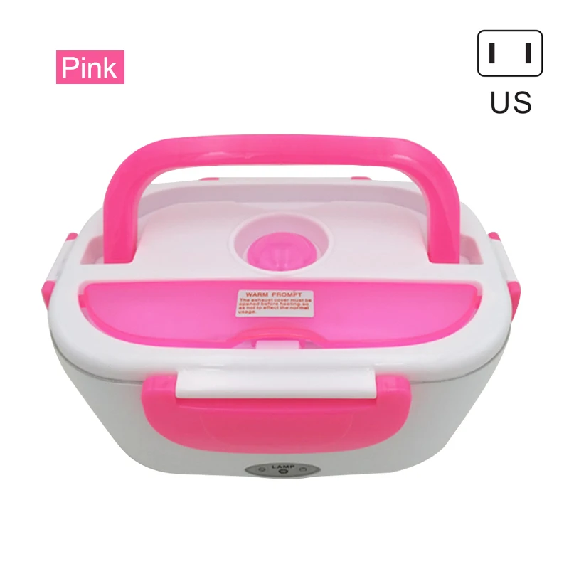 

Electric Lunch Box Food Heater 40W Portable Warmer Stainless Steel Removable For Home Car E2S