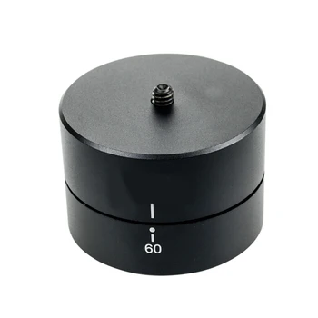 

60min Time Lapse 360 Degree Rotating Automatic Timer Tripod Head Photography Delay Tilt Head Replacement for GoPro Camera