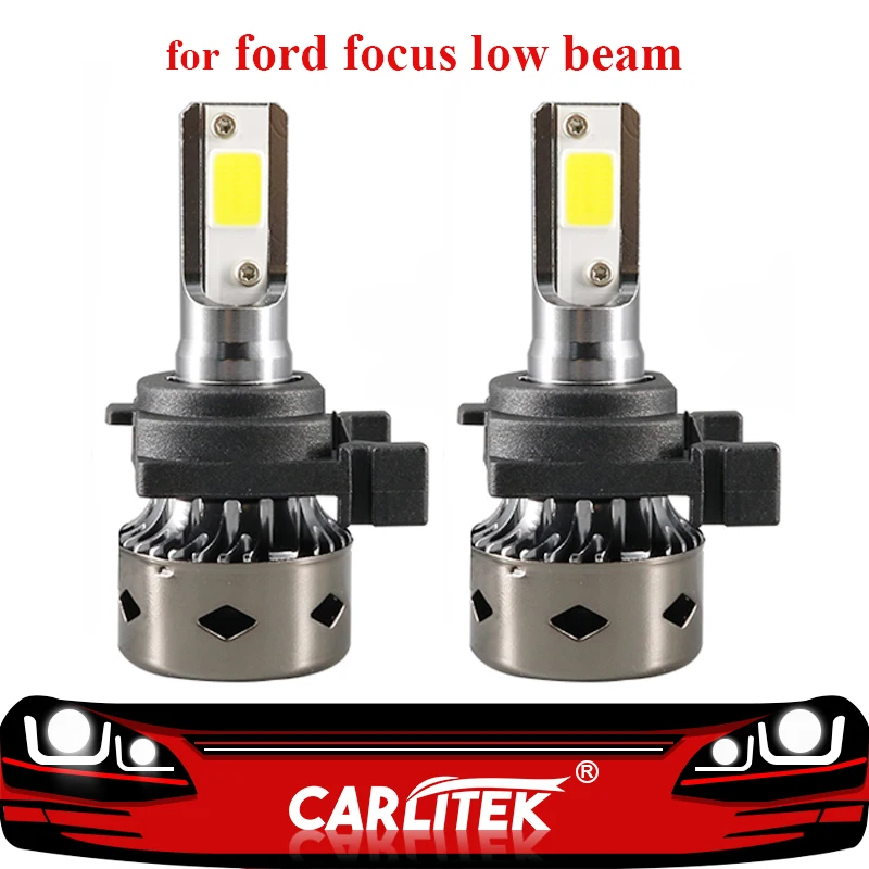 CARLitek h7 led anti erreur оригинальный адаптер для ford focus ближнего света 12000LM 12V 6000K turbo Led