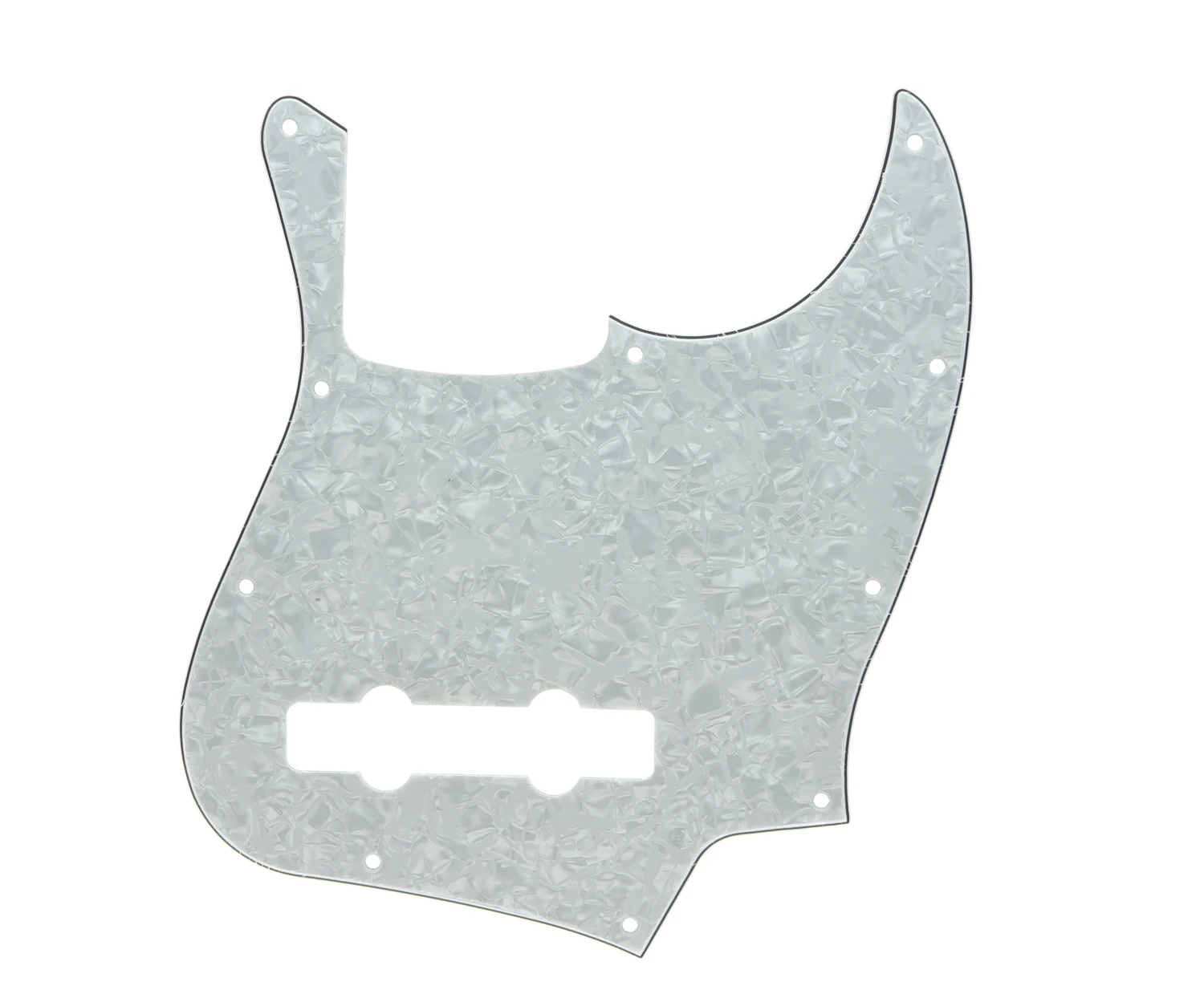 USA Spec 5 String Standard Jazz J Bass Pickguard Scrach Plate White