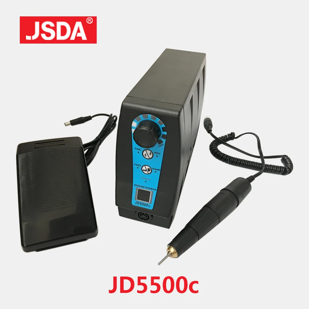 JSDA электрическая дрель для ногтей 35000 об/мин 120 Вт микро электрический