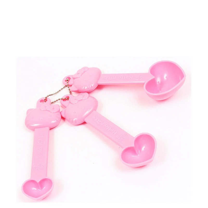 

Measure Tools 3Pcs/set Hello Kitty Measuring Spoons Set Kitchen Tool Utensils Cream Cooking Baking tools High Quality