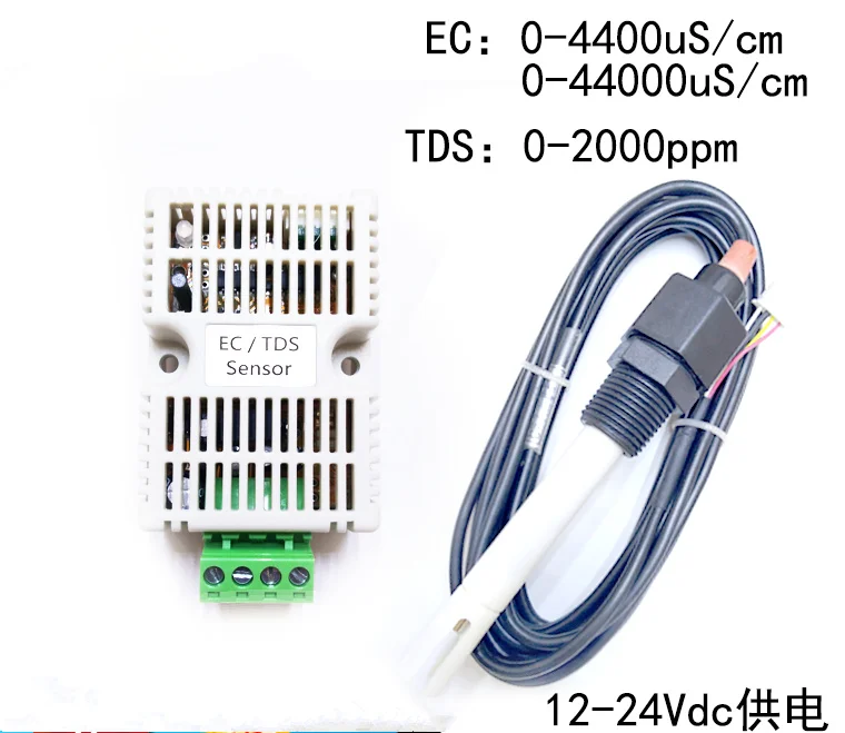 12-24 В Питание 485 морской воды EC передатчик TDS датчик EC модуль 4-20мА Modbus 485 проводимость TDS0-5V 0-10 в EC/TDS датчик