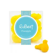 Cocostyles Пользовательские Изысканный Малый Прозрачная Акриловая сумка с крышкой для красочный мармелад коробка конфет свадебной коробка конфет