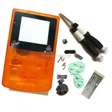 Прозрачный оранжевый чехол для 【dogbc w/мультяшный объектив с трубкой ремонт повреждения консоли Корпус Корпуса резиновые прокладки крест Y отвертка