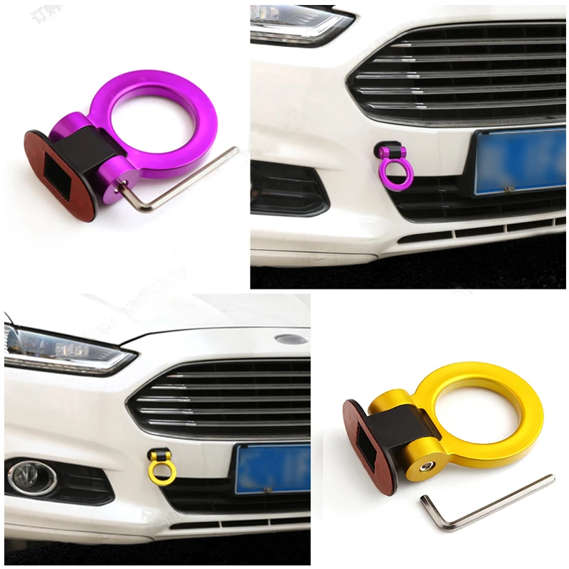 ZDPARTS автостайлинг украшение прицеп крючки Наклейка для Ford Focus 2 3 Fiesta Mondeo Kuga Kia Rio Ceed