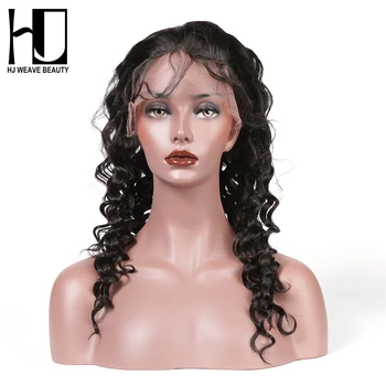 

HJ WEAVE BEAUT Full Lace Human Hair Wigs Natural Wave 100% Human Hair Wigs Brazilian Remy Hair Swiss Lace Free Shipping