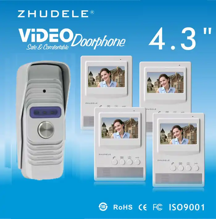 Zhudele Sistema De Intercomunicacion De Seguridad Para El Hogar