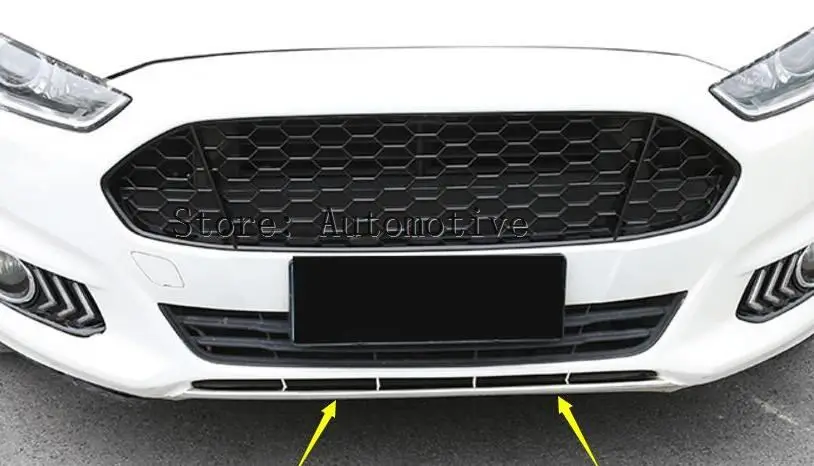 Для Ford Mondeo 2014 2015/Fusion 2014 2015 передний бампер Нижняя боковая крышка для губ Отделка 1 шт