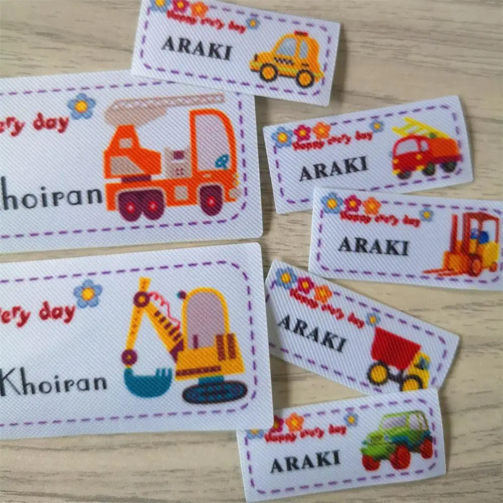 

Custom can Sewn and ironed Name cloth Tags, Organic Cotton Labels/ Clothing Labels/Child name label Logo Tags/Ironing name label