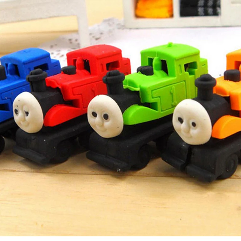 

Mini 10pcs/Lot Cartoon Car Shape Rubber Eraser Stationery School Kid Prize Gift New Toy Cute Eraser For Kid School Suppliers