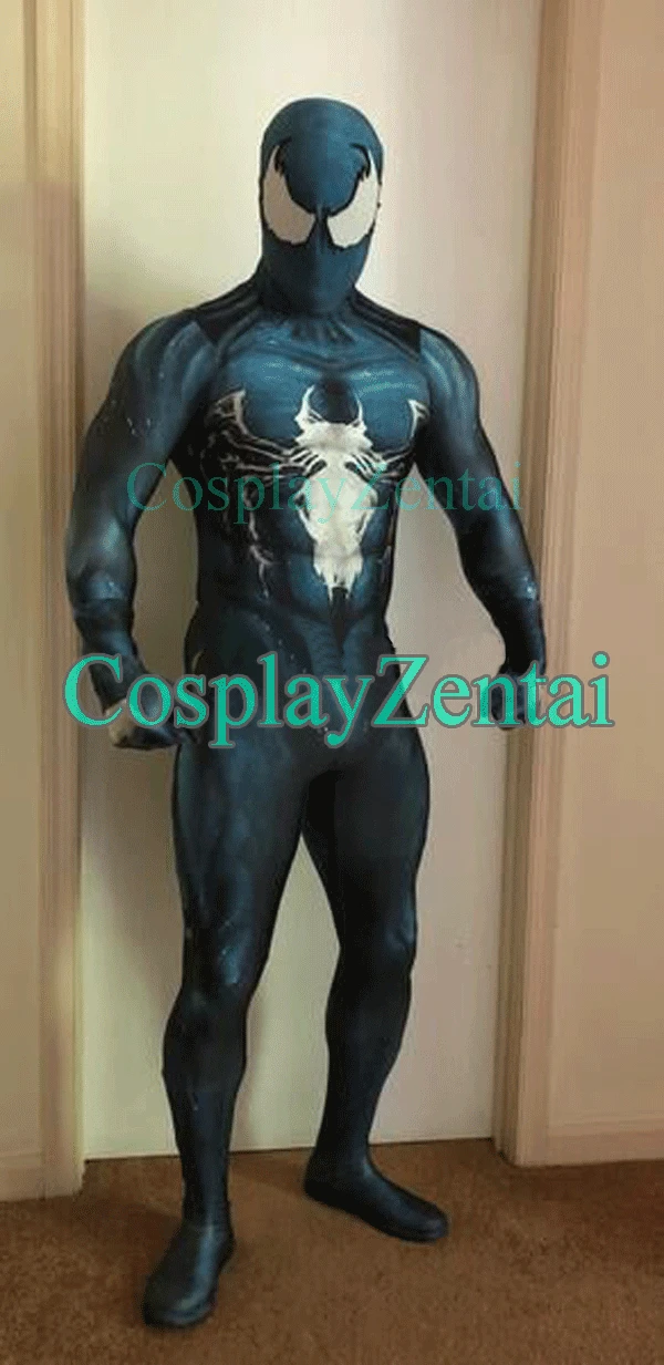 Костюм Человека-паука venom symbiote, косплей, костюм зентай на Хэллоуин, костюмы Супергероя человека-паука для взрослых/детей