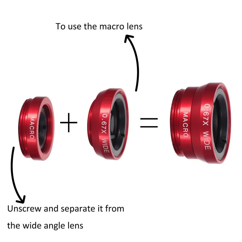 Телефон Камера объектив 180 Объективы для камеры рыбий глаз Широкий макро с чехол КРЫШКА ДЛЯ samsung Galaxy s8 plus s6 edge S5 Примечание 3 в 1 Мини-эс-комплект