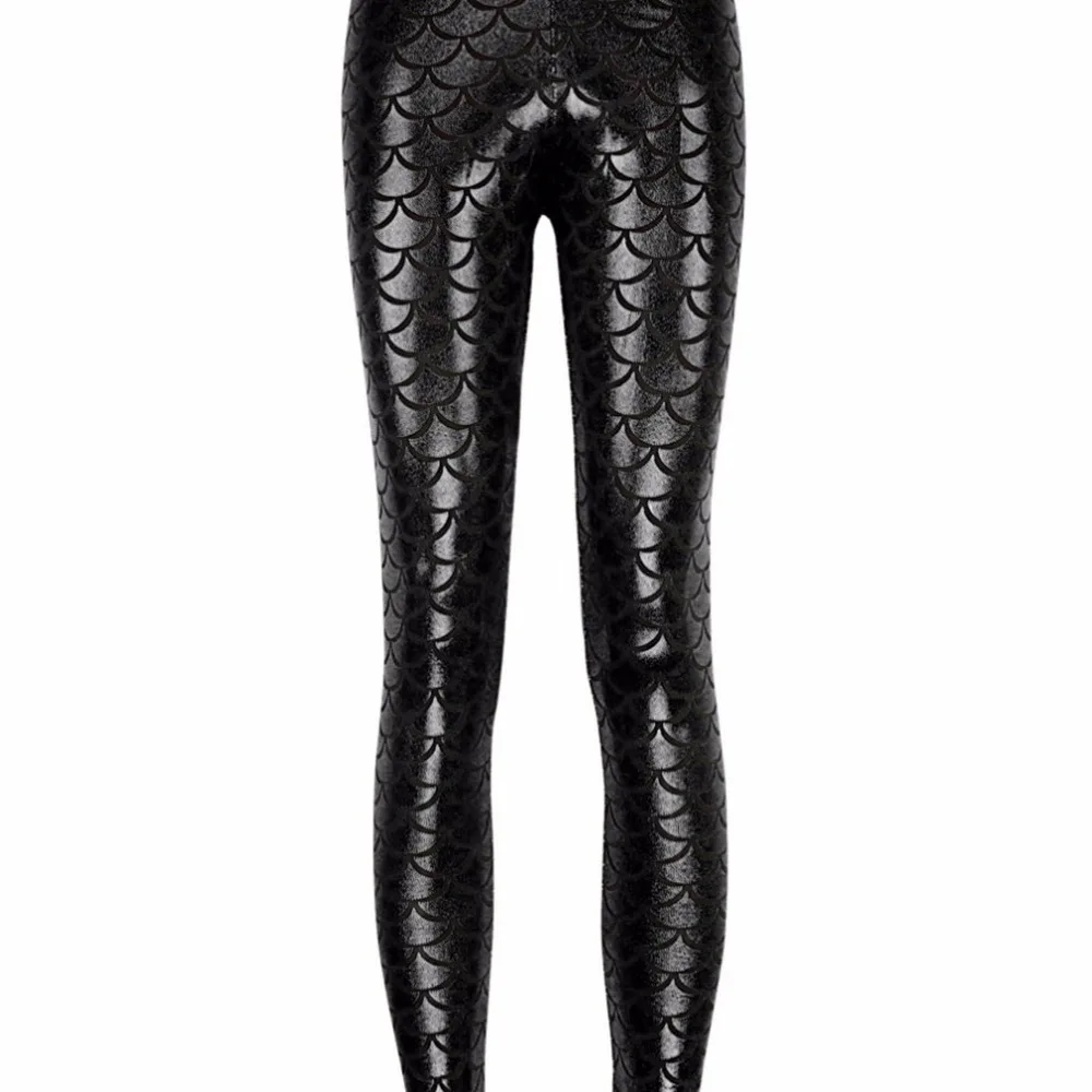 

Mermaid Shiny Dotted Dragon Fish Scale Leggings Fashion Open Bright Color Pencil Pants Mermaid Scales Fish Dragon leggings