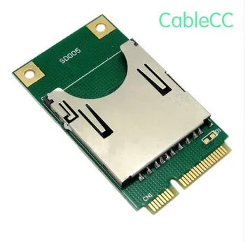 

100pcs/Mini PCI-E Express to SD SDHC MMC Memory Card Converter Reader Tracking + shipping