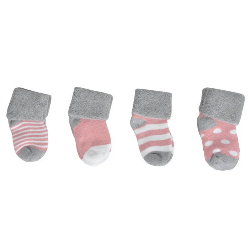 4 Pairslot Baby Socks Newborn 0-12 M Baby Socks Winter Warm Baby Girls Boy Socks Spring Summer Newborn Baby Boy Socks Meias Par (6)