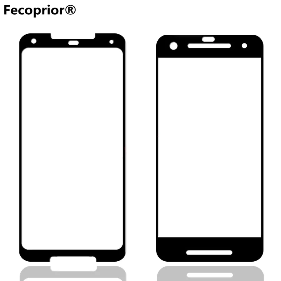 

Fecoprior 5PCS Tempered Glass For Google Pixel 2 / Pixel 2 XL High Quality Full Cover Screen Protector Hard Film + Clean Kit