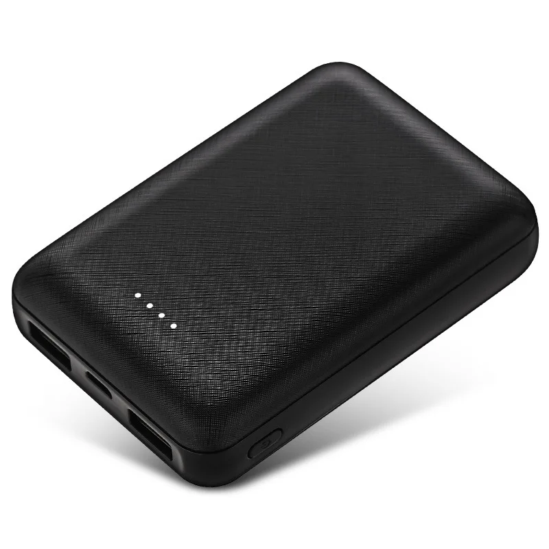 10000mAh Мини Портативный банк питания для xiaomi mi iPhone мини аккумулятор Dual USB