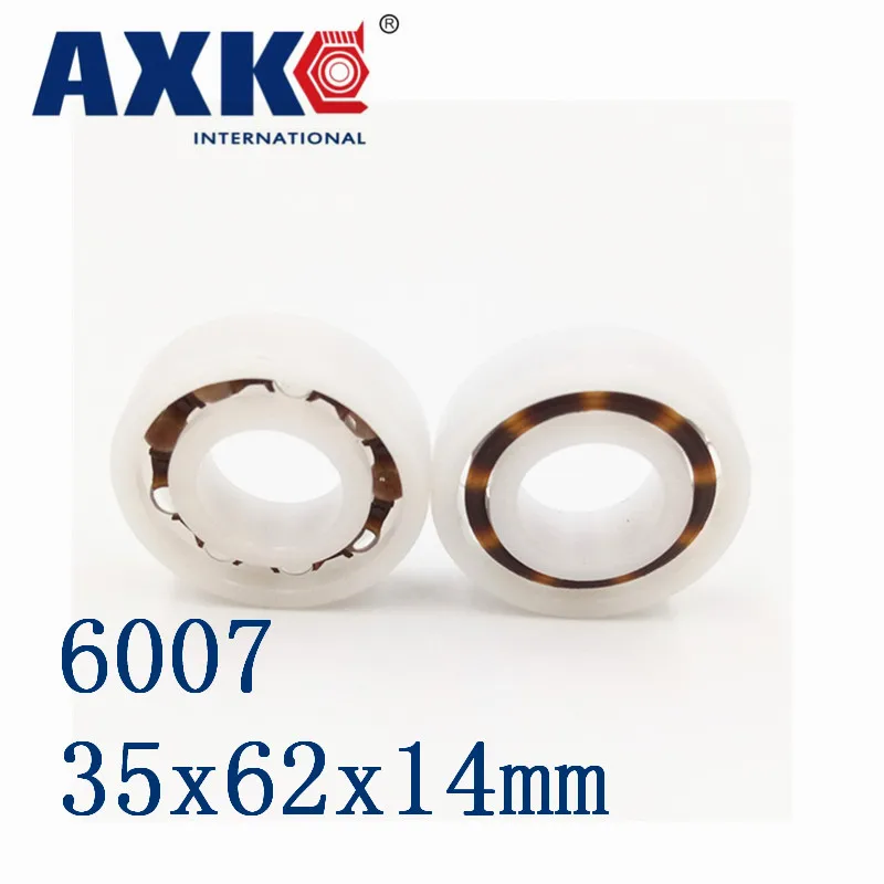 Пластиковые подшипники Axk 6007 Pom (10 шт.) 35x62x14 мм стеклянные шарики 35 мм/62 мм/14 мм|ball