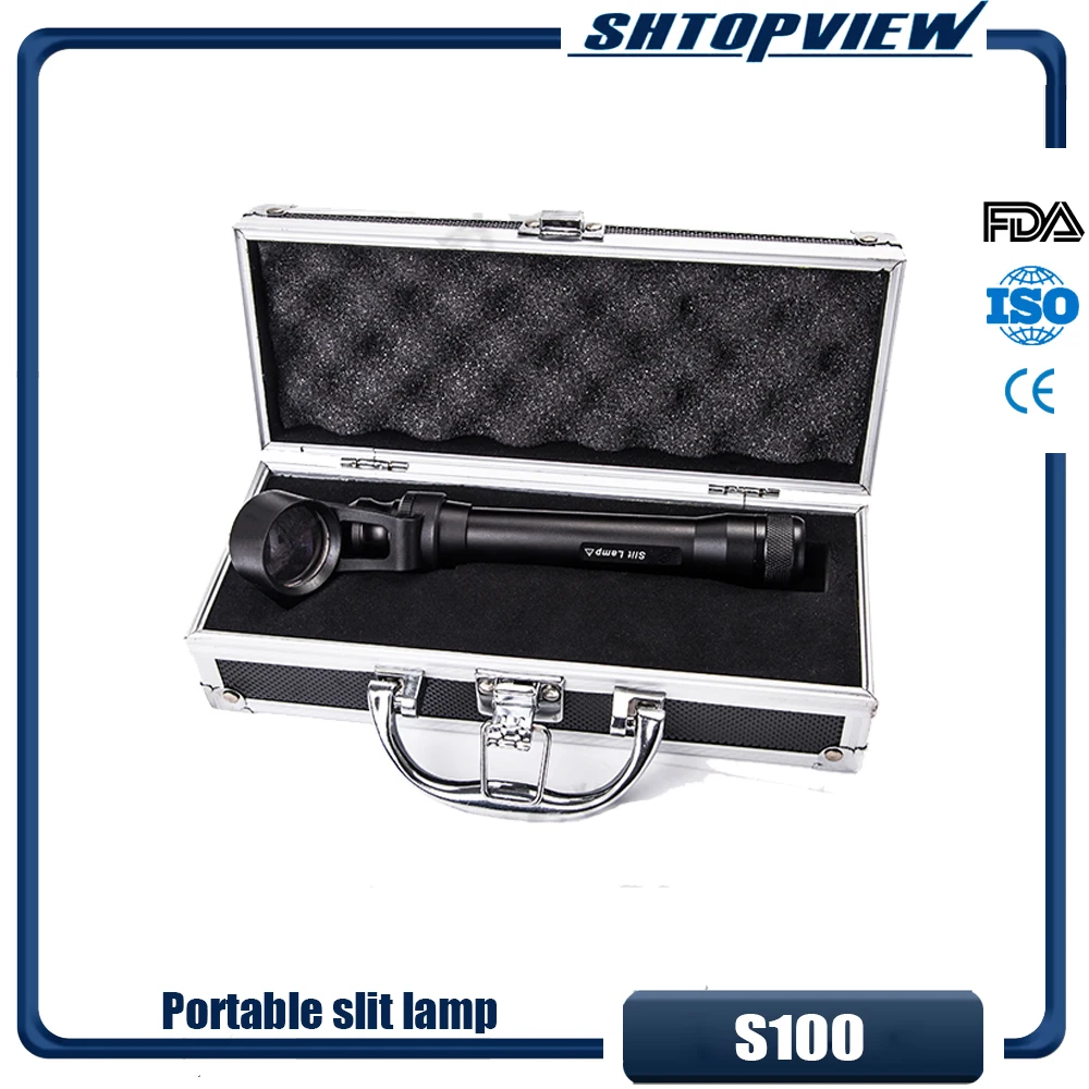 

S100 CE and FDA New Ophthalmic Portable Slit Lamp Top Quality Mini Handheld Slit Lamp