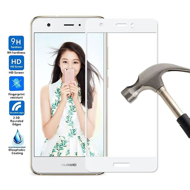 

9H 2.5D Full Cover Tempered Glass For Huawei Nova Glass Screen Protector For Huawei Nova CAN-L11 CAN L11 5.0" Front Phone Film