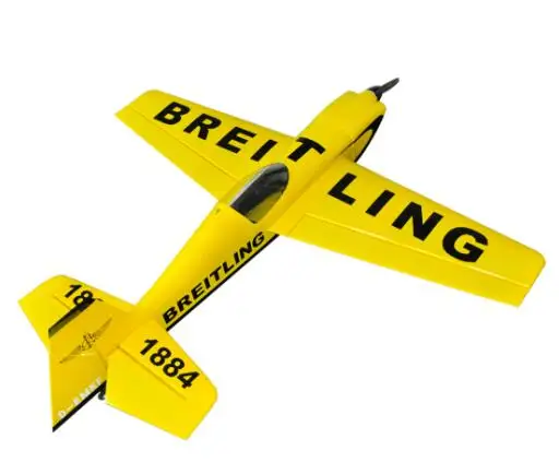 Flight Sbach 300 55 дюймов 3D Электрический пробкового дерева 3D Летающий RC самолет с неподвижным крылом модель - Цвет: Yellow