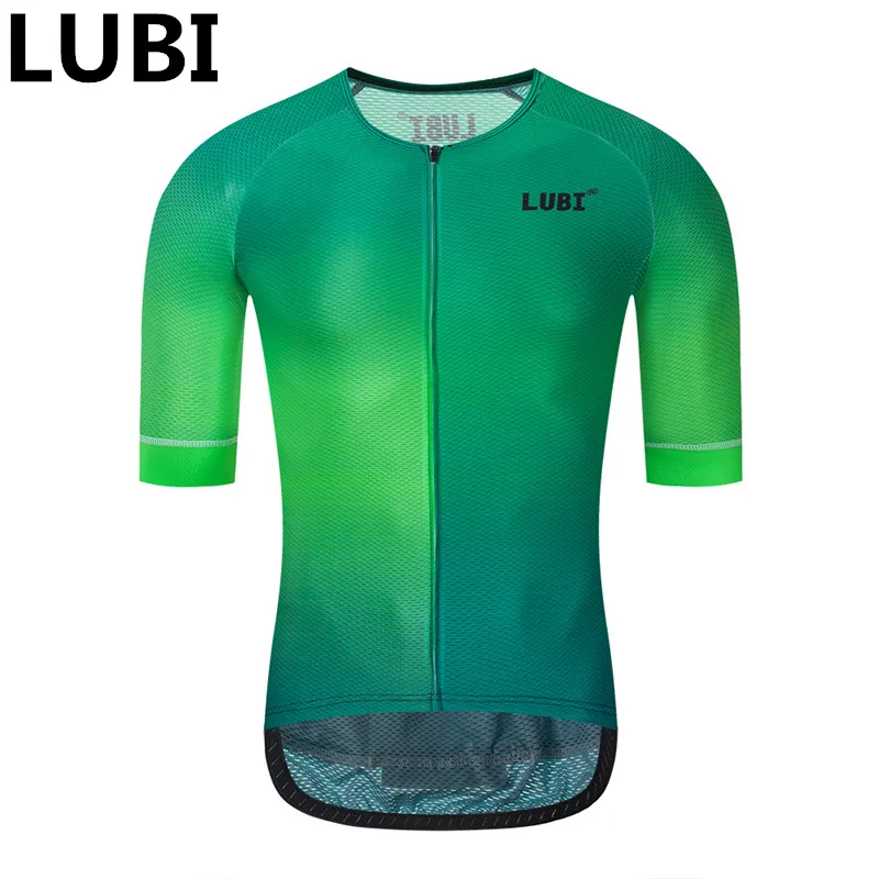 LUBI 5 цветов Велоспорт Джерси короткий рукав мужская летняя одежда для горного велосипеда гоночная MTB велосипедная одежда рубашка велосипедная одежда - Цвет: only jersey