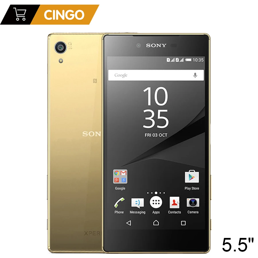 Оригинальный разблокированный Sony Xperia Z5 Premium E6853 4G LTE одна SIM карта 3 ГБ ОЗУ 32 Гб ПЗУ 5