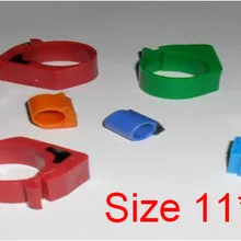 1000 шт./лот животных RFID считыватель EM4100 125 кГц RFID кольца для кур для животных управление