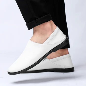 

Rommedal formal shoes men business split leather shoes man classic office shoes male elegant luxury slip-on soft casual footwear