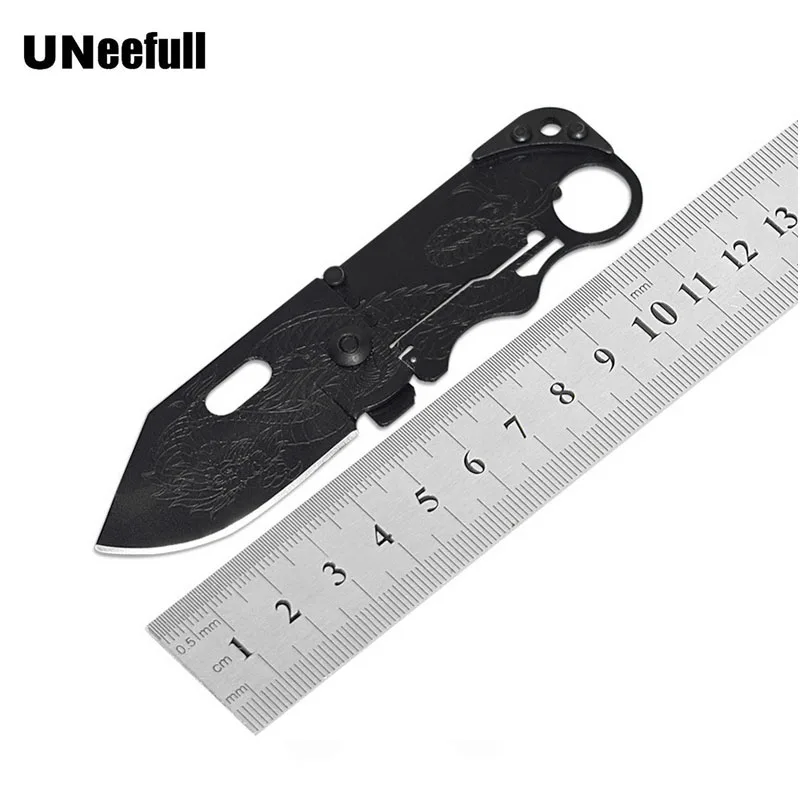 

UNeefull Mini Portable Multi-purpose Camping knife, Folding Pocket outdoor tool knife, Hunting EDC Wild survival knife