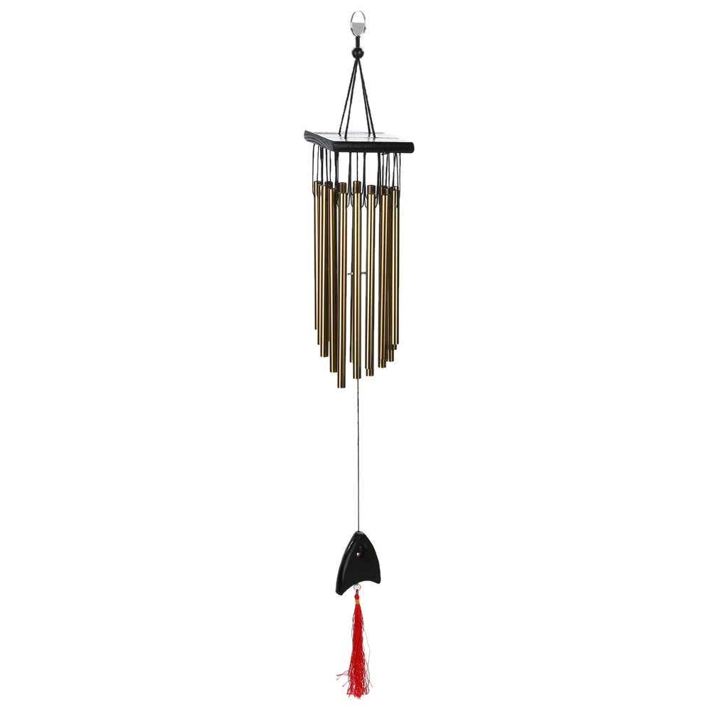 Outdoor Living Wind Chimes Yard Garden Tubes Bells Copper 16 Tubes wall