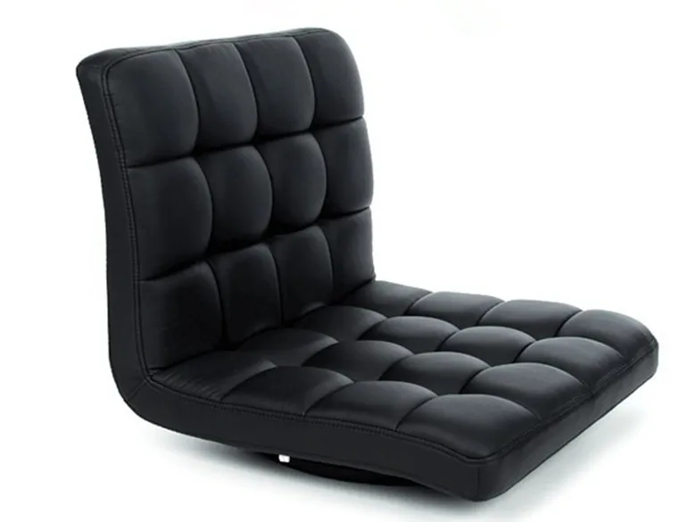 Кожаное кресло с поворотом на 360 градусов, мебель для гостиной, сидение для медитации, японский стиль, татами, заису, напольное кресло без ног, дизайн