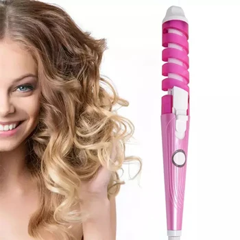 

Professional Electric Magic Hair Curler Anti-scald Spiral Ceramic Curling Iron Wand Curling Perm Roller Hair Styling Tools
