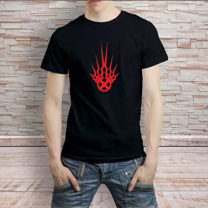 

2018 New Fashion T Shirts Sleeve Printing Machine O-Neck Short-Sleeve Static X T Shirts For Men