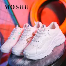 Upgrade Sneakers Women Trainers Mesh White Platform Sneakers Ladies Casual Shoes Wedges Shoes zapatillas chunky mujer plataforma